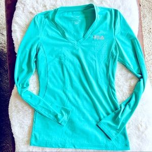 Fila Sport Long Sleeve Mint Top